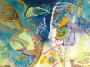 loftmaleri til tandlæge klinik