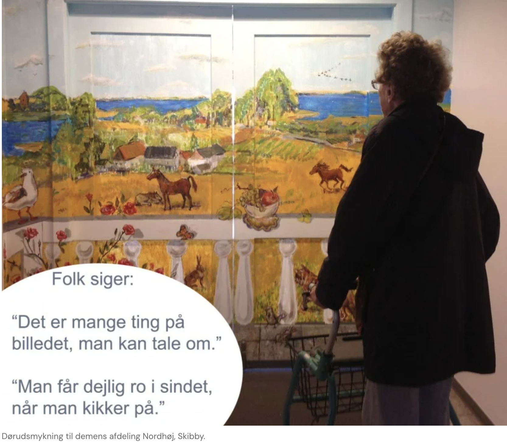 Udsmykning der skaber tryghed og ro. Xeniariet